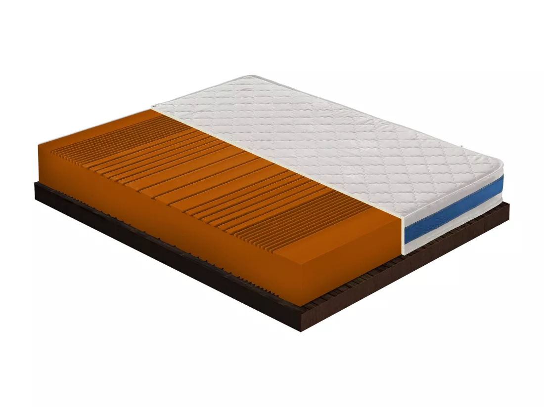 Matelas en mousse - réversible - 11 zones de confort – niveau de rigidité H4 100x190 cm