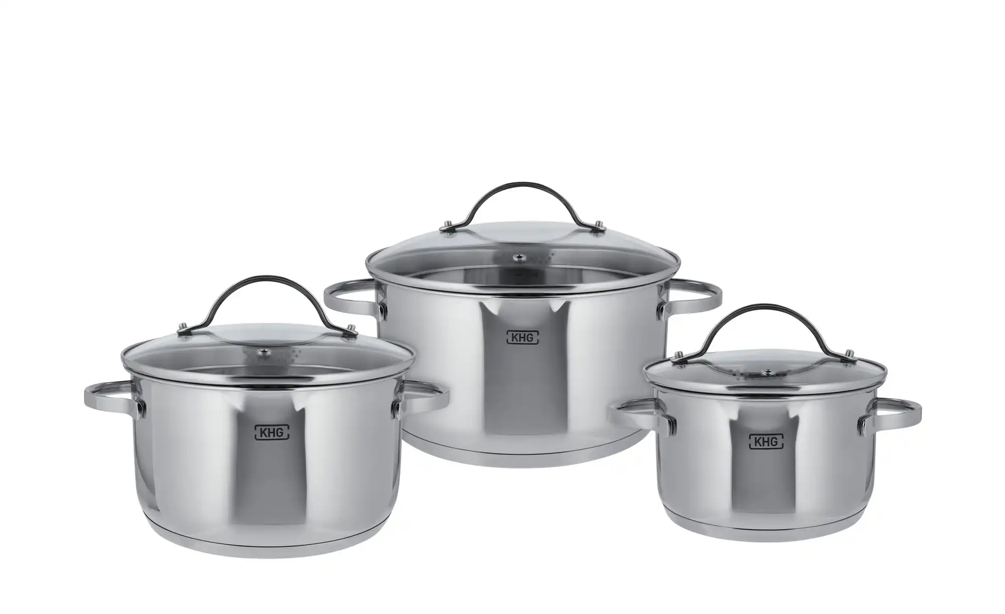 KHG Topfset, 3-teilig Gina