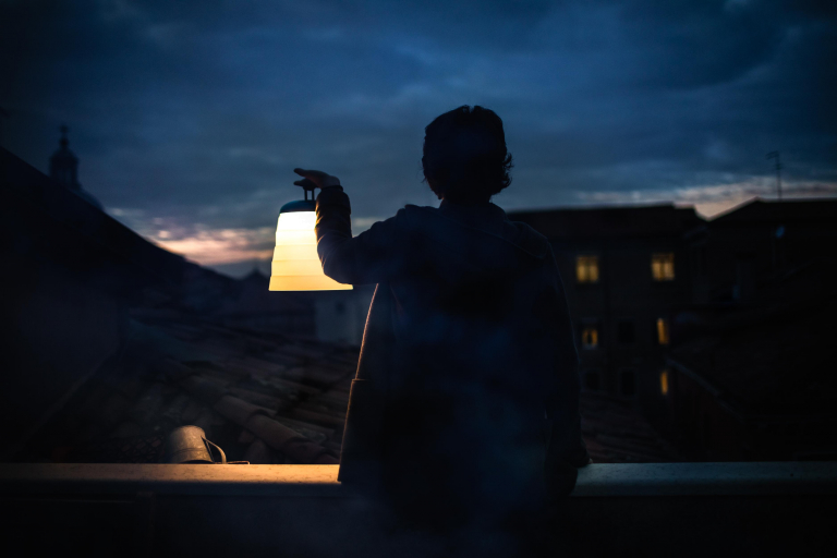 Foscarini Cri Cri tafellamp LED oplaadbaar groen