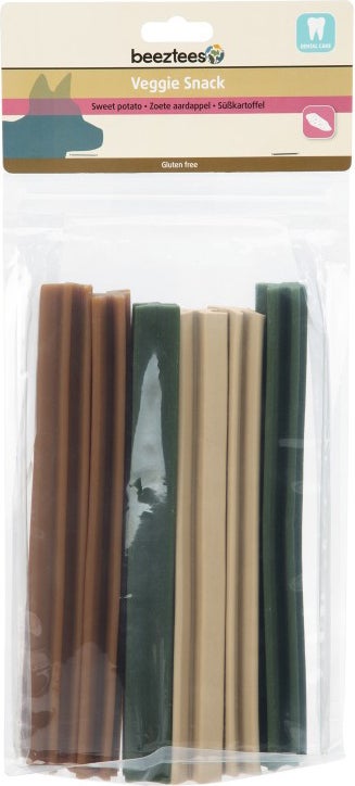 Beeztees hondensnack veggie staaf mix 24 cm 6 stuks