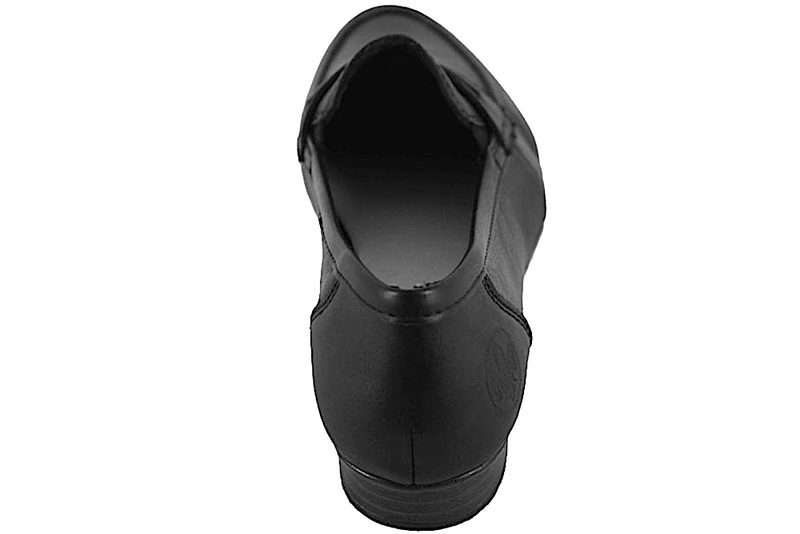 RIEKER LOAFERS I SORT GLAT SKIND