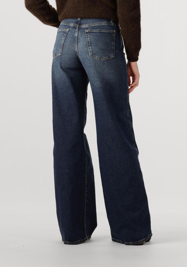 blauwe 7 for all mankind wide jeans lotta cisco