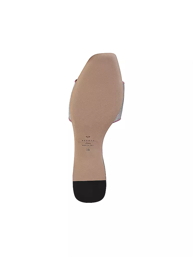 WEEKEND MAX MARA Sandalen - Pantoletten NEVIS hellgrau