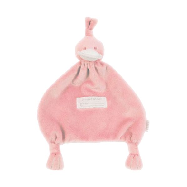 BamBam Duck Knuffeldoekje Pink