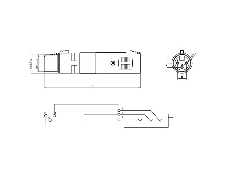 Bemero Audio-Adapter BA1103 XLR 3 Pole female - Klinke 6,3m Hochwertiger und robuster Bemero Audio-Adapter