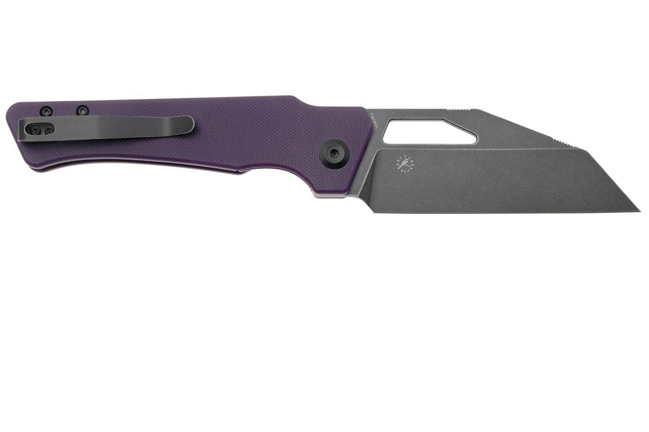 Kansept Egress T1033A3 Purple G10, Blackwashed 14C28N, zakmes