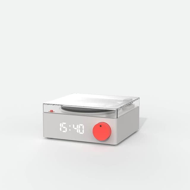 MOBILITY ON BOARD MOB Speaker Alarm Clock Vinyl Retro Grey