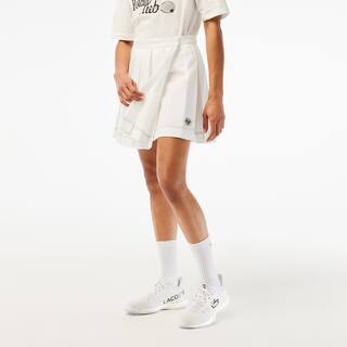 Jupe plissée femme Lacoste Sport Édition Roland Garros Robes & Jupes - Blanc - Lacoste - Femme