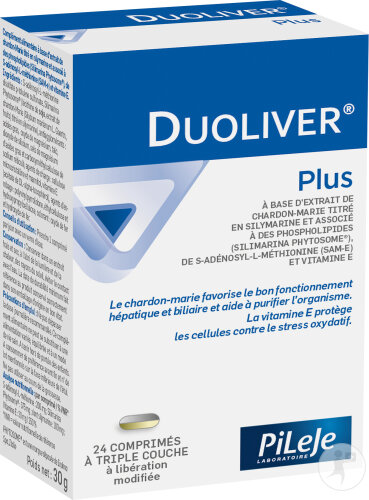 PiLeJe Duoliver Plus 24 Comprimés À Triple Couche