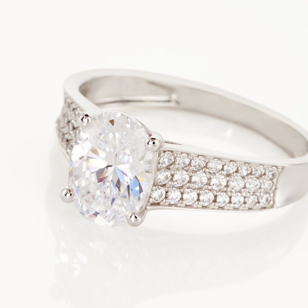 Bague Or Blanc Morganenn Oxyde