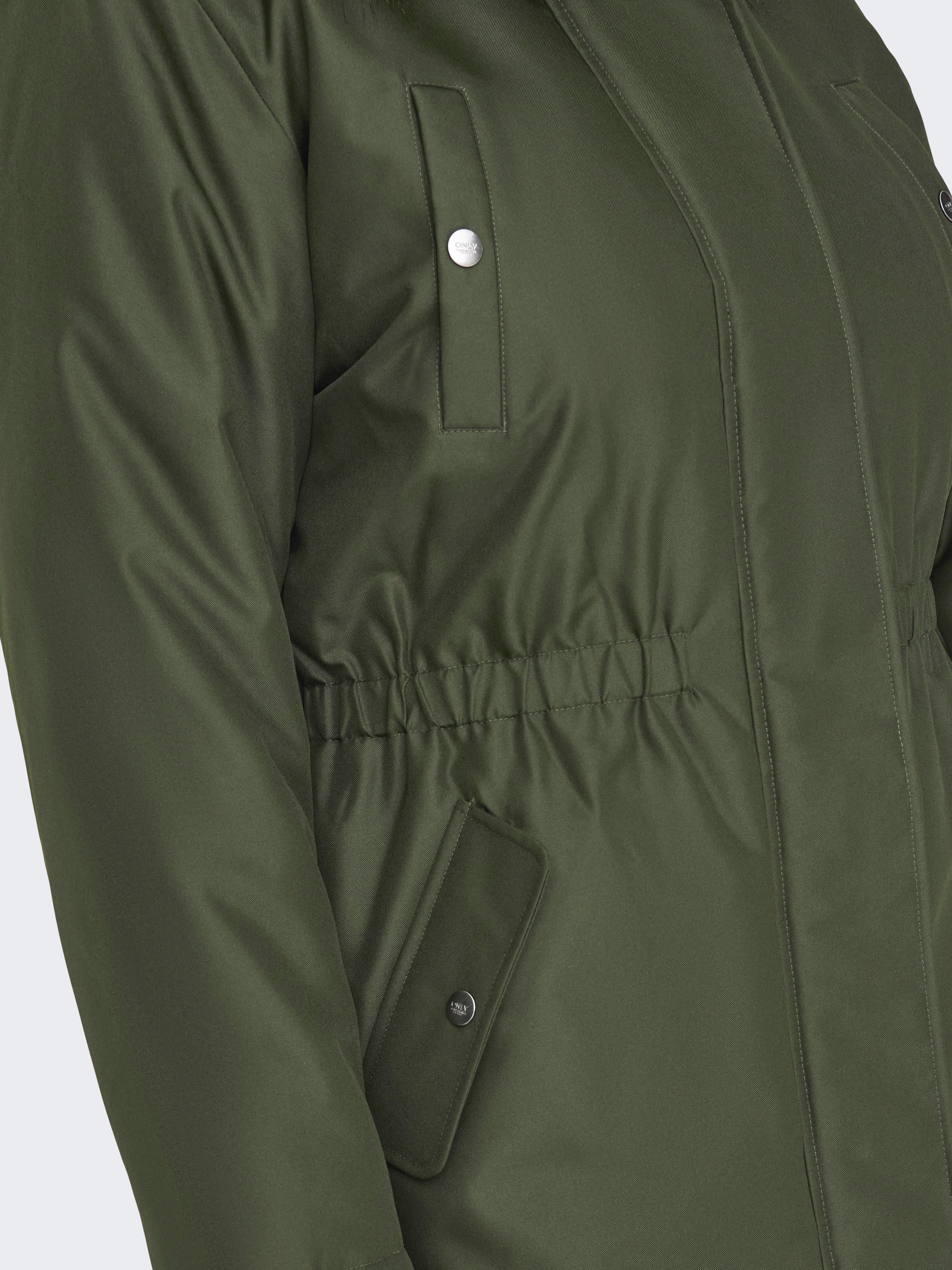 CARIRENA Langer Parka Rosin