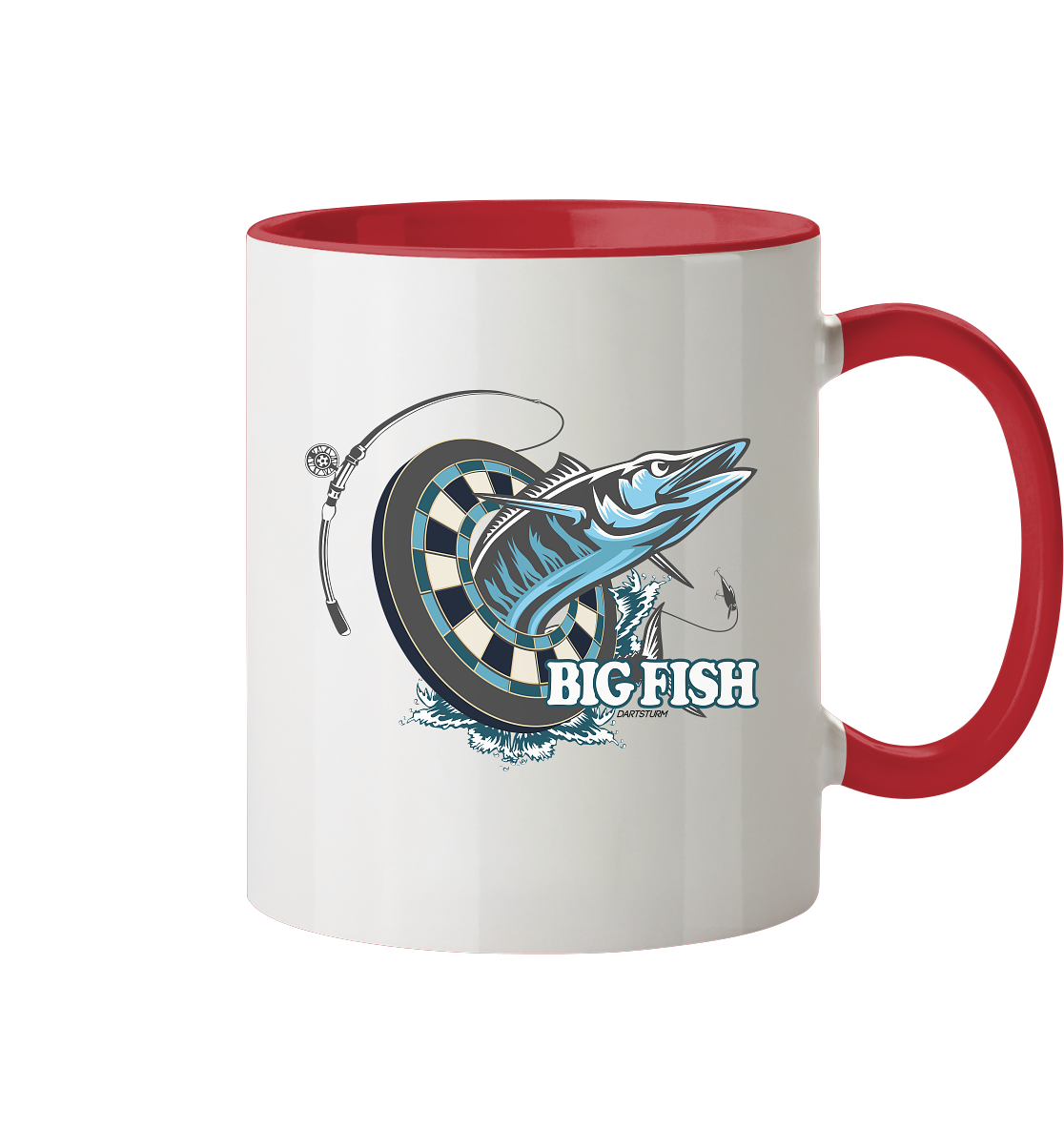 DartSturm - Big Fish - Tasse zweifarbig