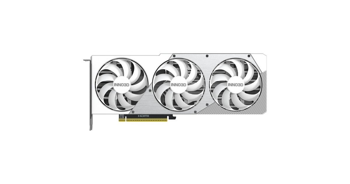 INNO3DGeForce RTX 5070 Ti X3 OC WHITE grafische kaart  (Wit, DLSS 4, 3x DisplayPort, 1x HDMI 2.1)