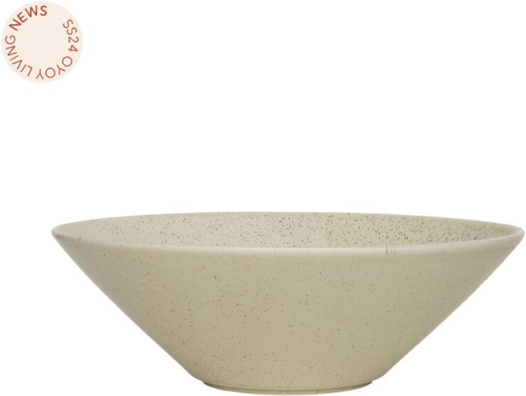 OYOY Living Design Yuka Bowl - Large Reactive olive