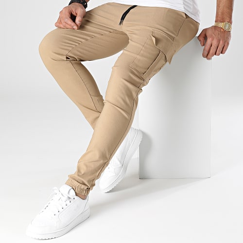 Pantalon Cargo Beige Foncé