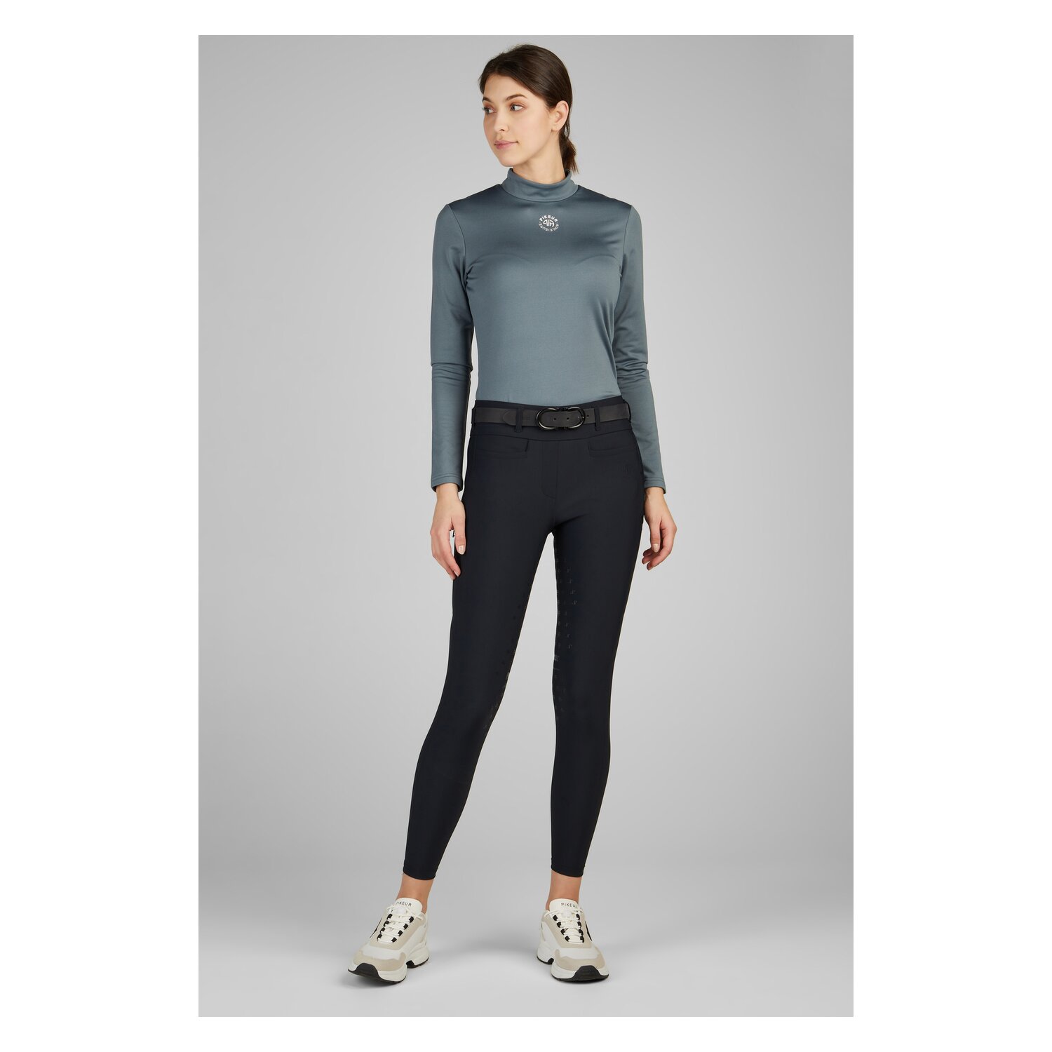 PIKEUR Athleisure Reithose Seamless-Tight Linnett - black
