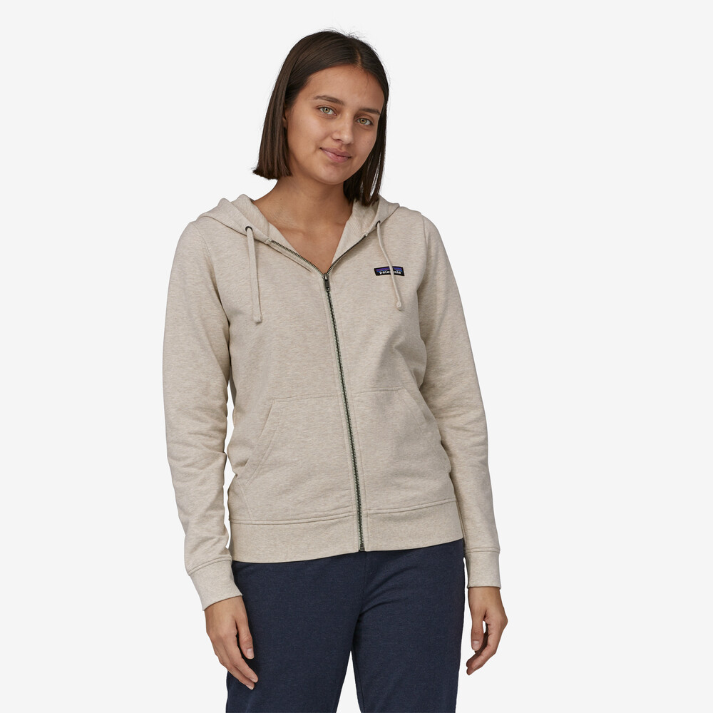 Ahnya Fleece-Kapuzenpullover für Damen mit durchgehendem Reißverschluss