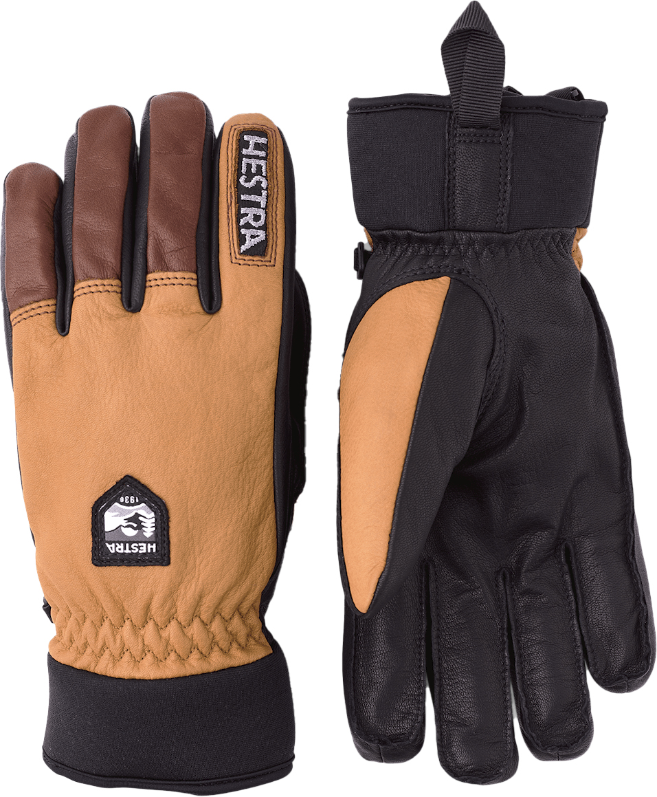 Army Leather Wool Terry Gloves Cork