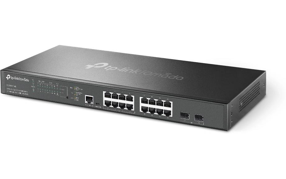 PoE+ Switch L2+ 16 x 2.5G + 10G SG3218XP-M2 18 Port<br>Omada 16-Port 2.5G und 2-Port 10GE SFP+ L2+ Managed Switch mit 8-Port PoE+