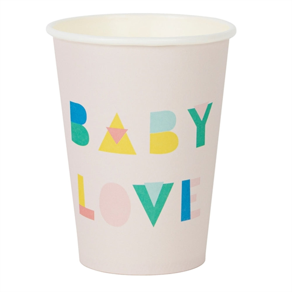Køb My Little Day Babyshower Nude Krus 8 stk