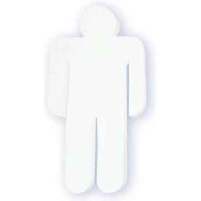 * Silhouette homme - Blanc