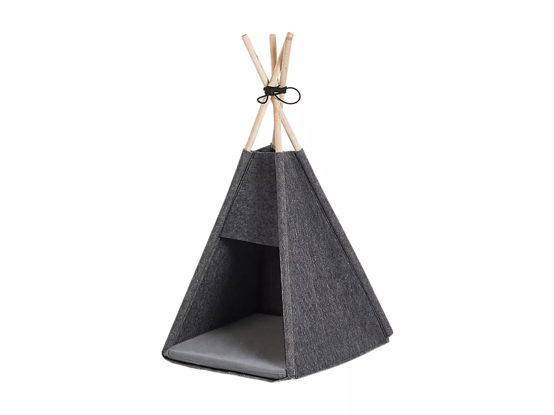 Lit pour animal ULUBEY Filz Gris foncé