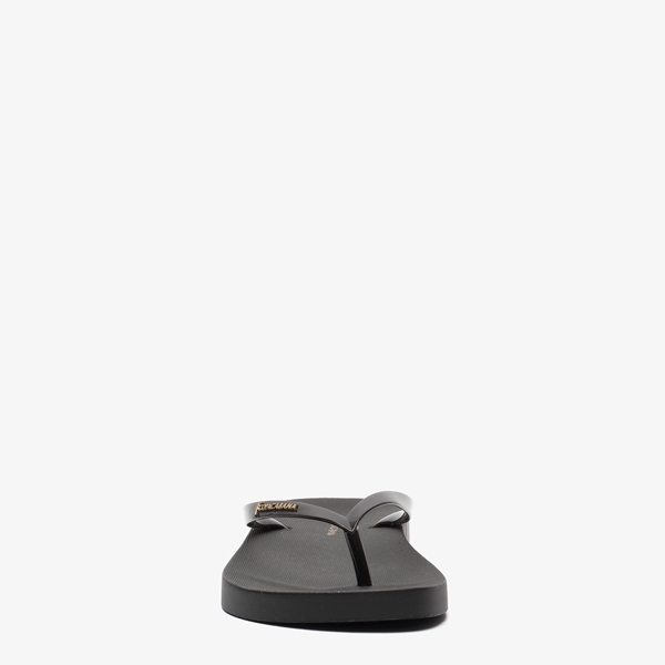Copacabana vegan dames teenslippers zwart