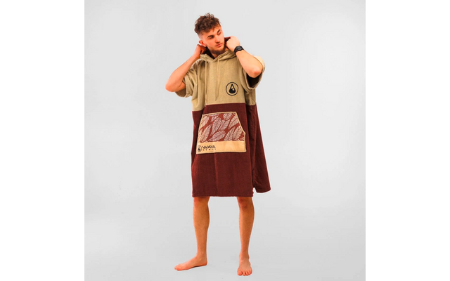 Wave Hawaii Cotton Velours Leevs Unisex Poncho