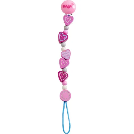 HABA 304631 Schnullerkette Funkelherz