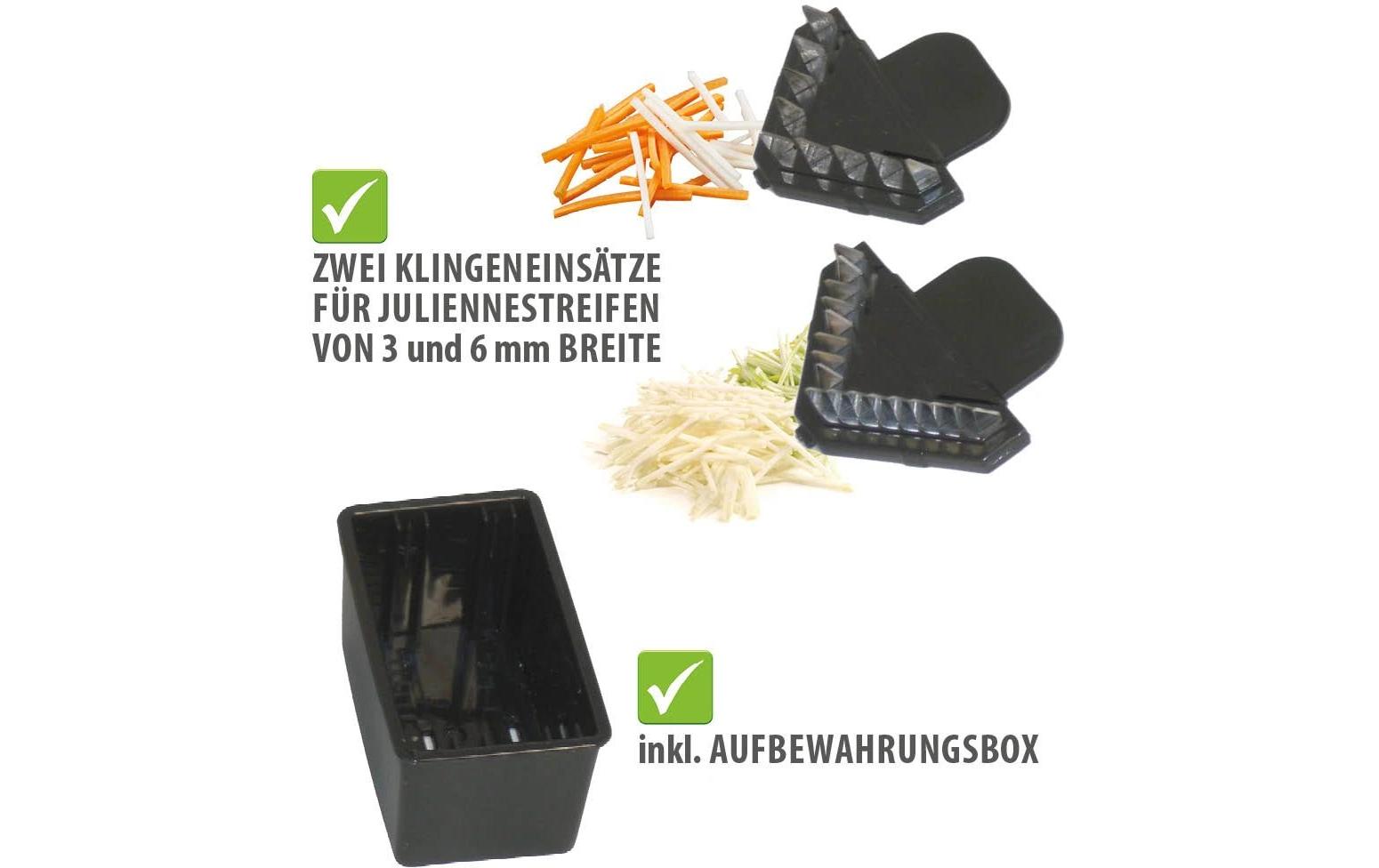 Käsehobel Julienne Violi 2.0 SchwarzV-Hobel