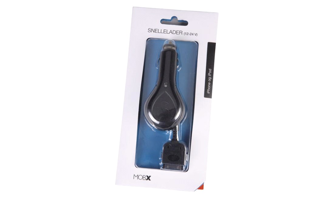 Autolader til Iphone 30 pin 12/24V