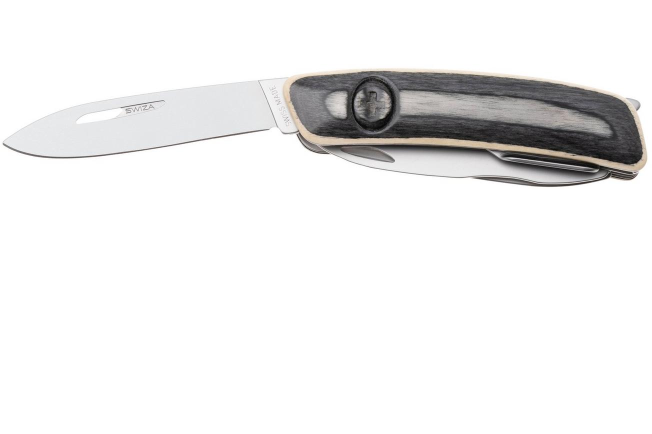 Swiza D07 R AM, KNR.0116.6520, Laminate White, Zwitsers zakmes, 7 tools