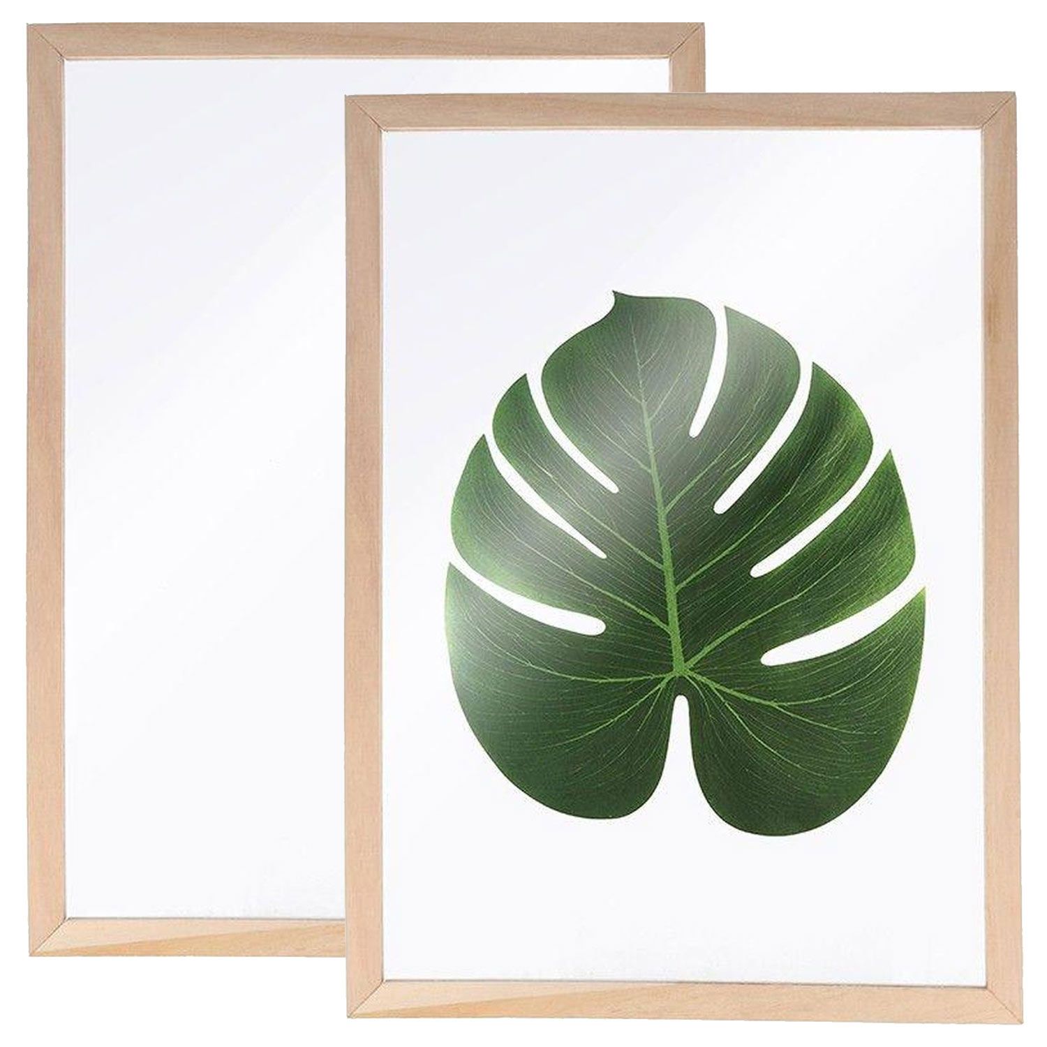 2 cadres en bois pour herbier a4