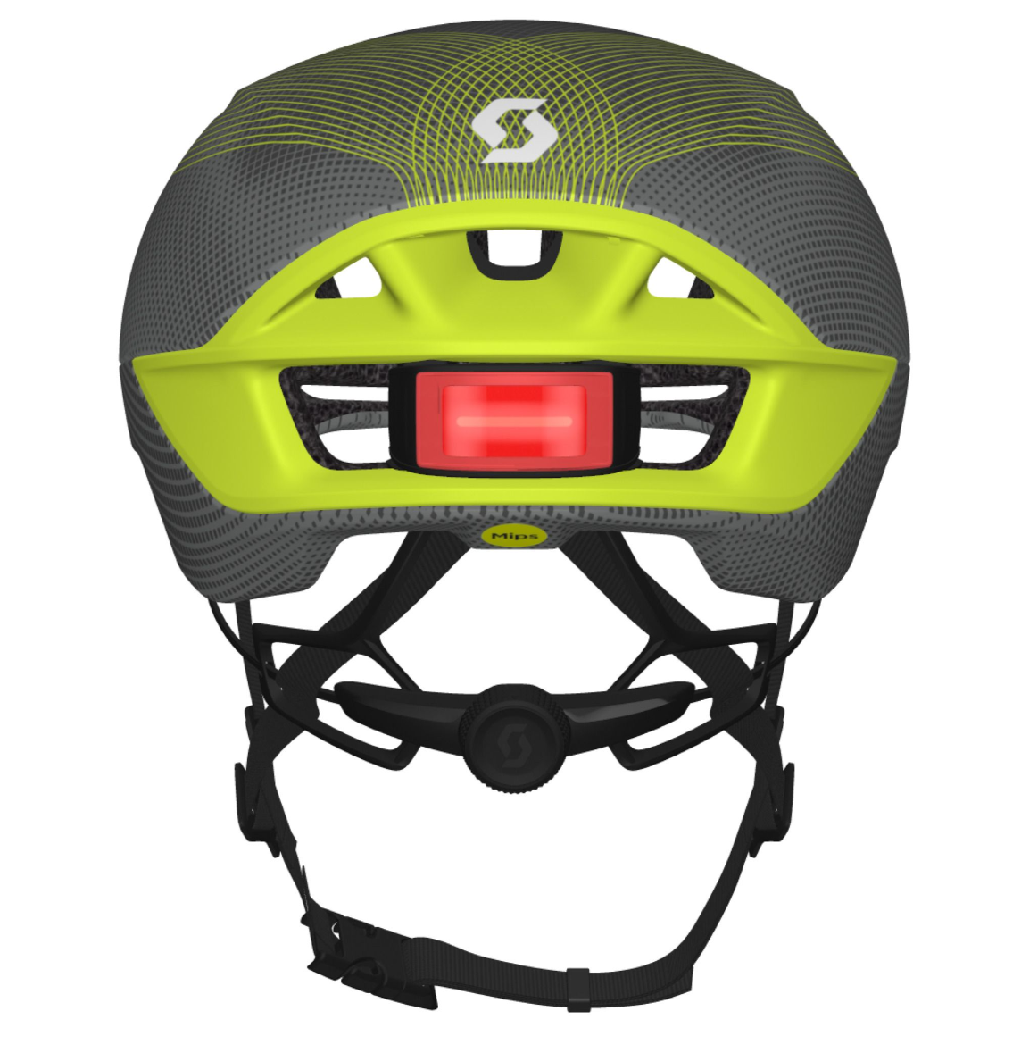 SCOTT SCO Cadence Plus Cykelhjelm Grå/Lime