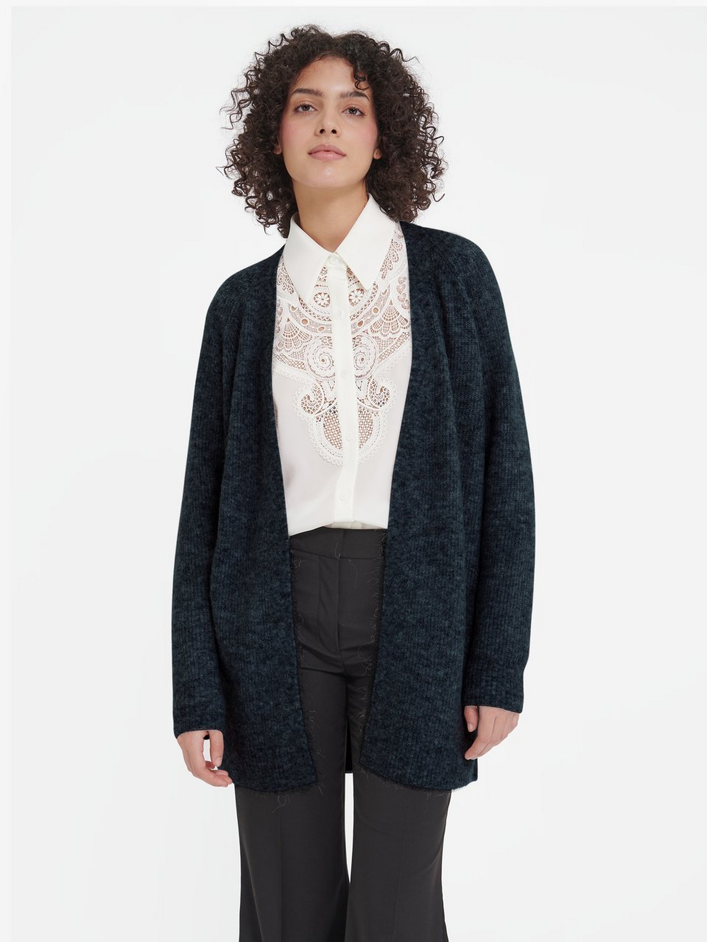 Cardigan mit Reverskragen