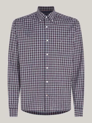 Camisa Micro Tartan de Corte Regular