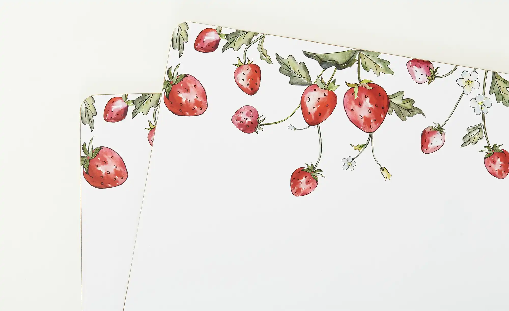 Platzset Erdbeere, 2er Set, sortiert Emily