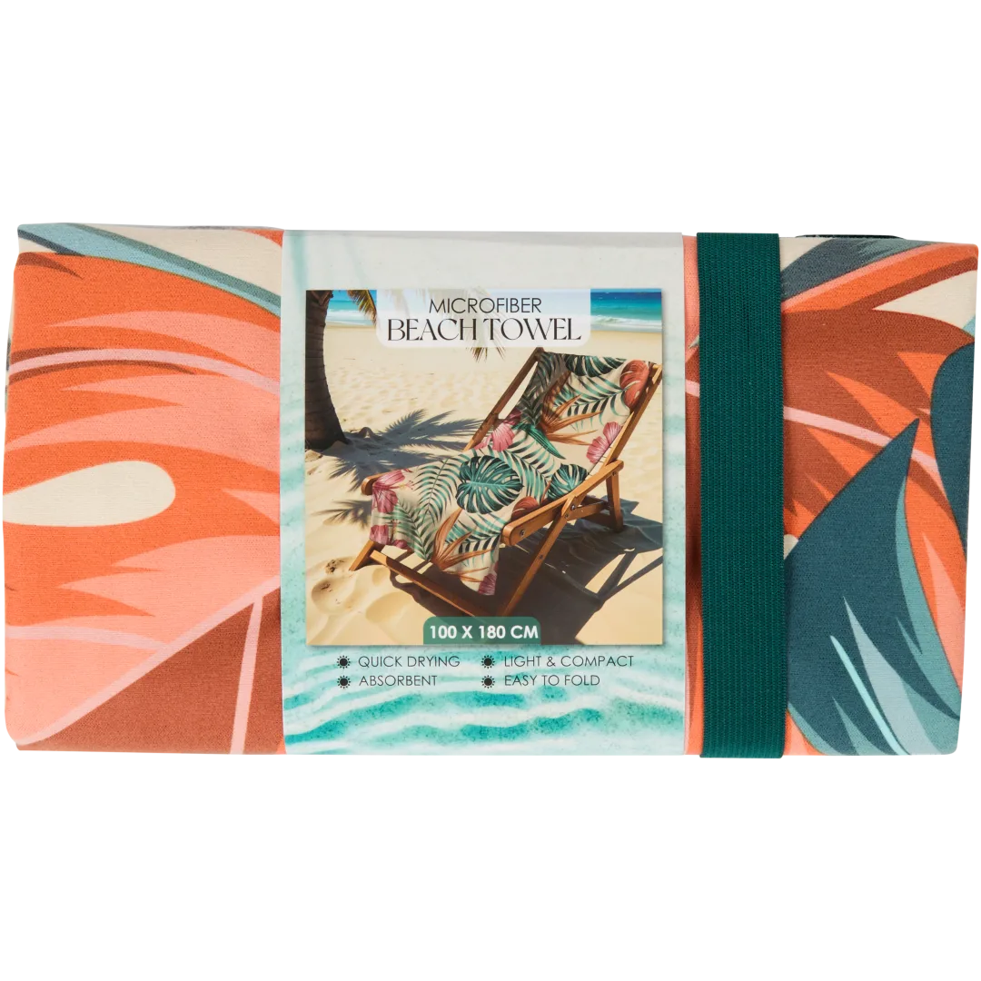 Serviette de plage en microfibre