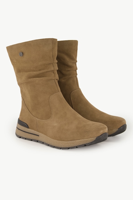 Caprice Leder-Boots, Wildleder, Zipper, Weite H