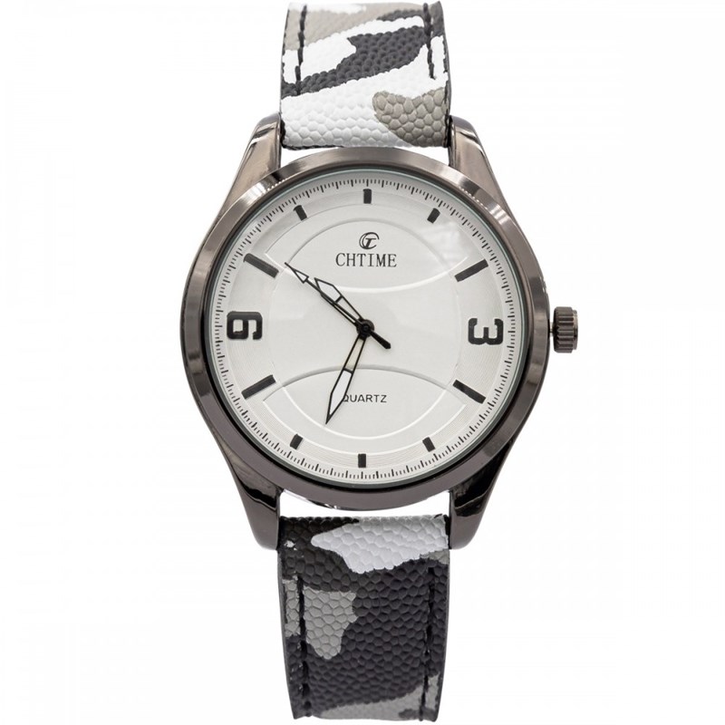 Montre Homme CHTIME bracelet Cuir Noir