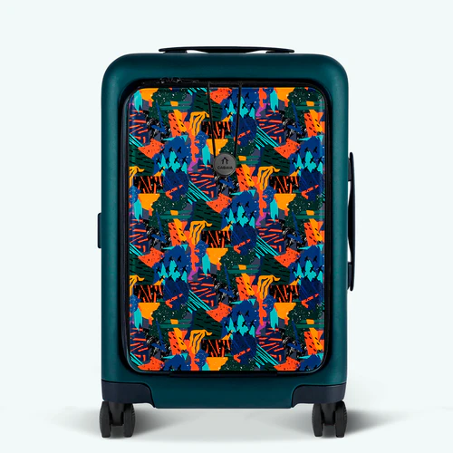Valise rigide 4 roues PVG Pochette Boulogne vert