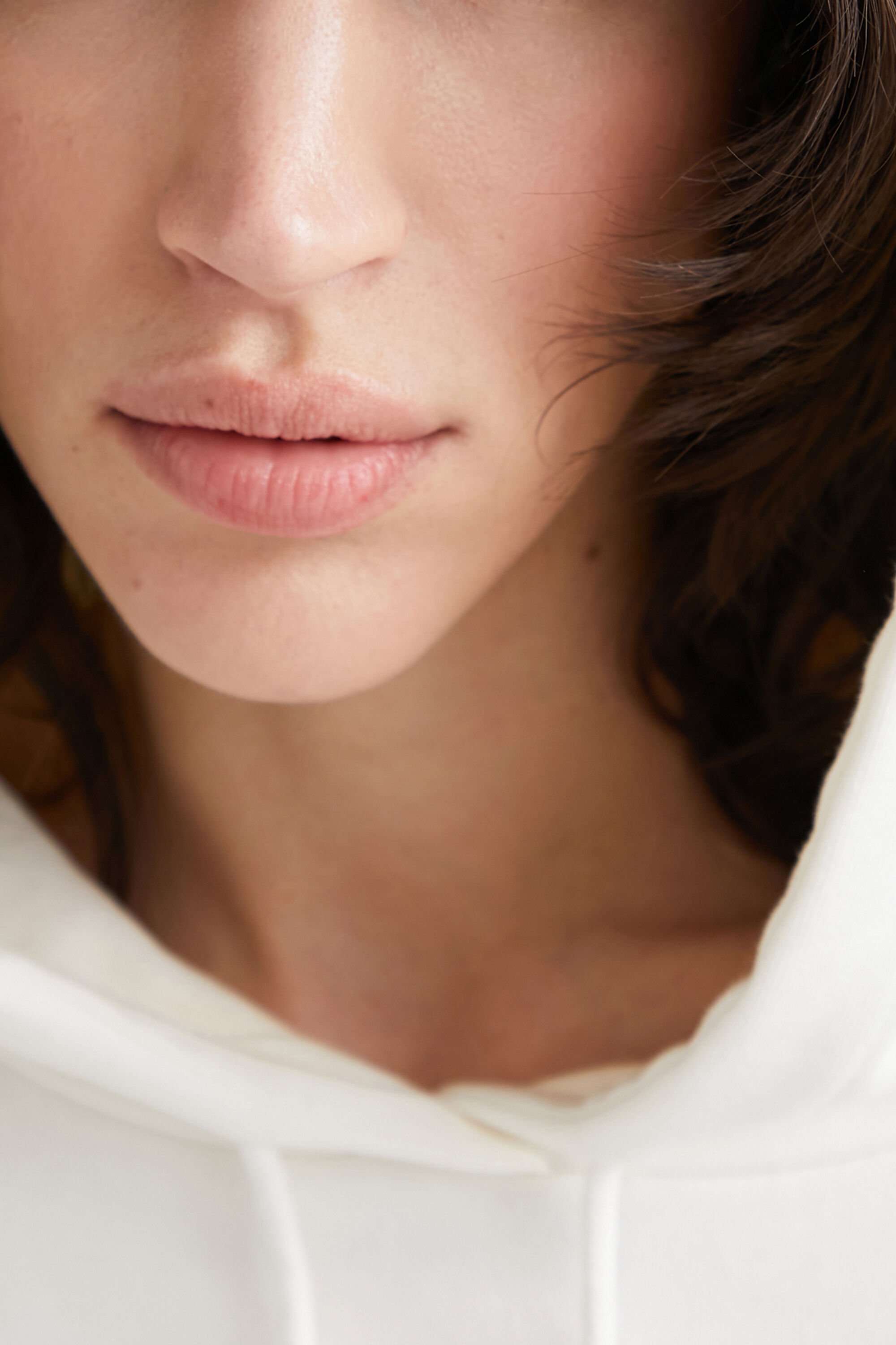 Sweat-shirt franges et dentelle