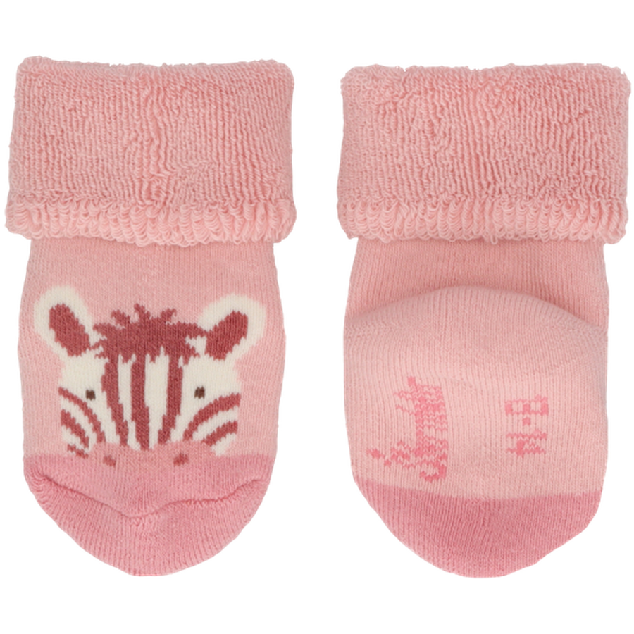 Sterntaler Baby-Söckchen 3er-Pack Afrika zartrosa