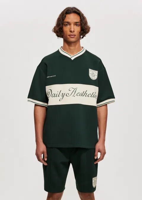 Resort sport jersey blauw (PETROL)