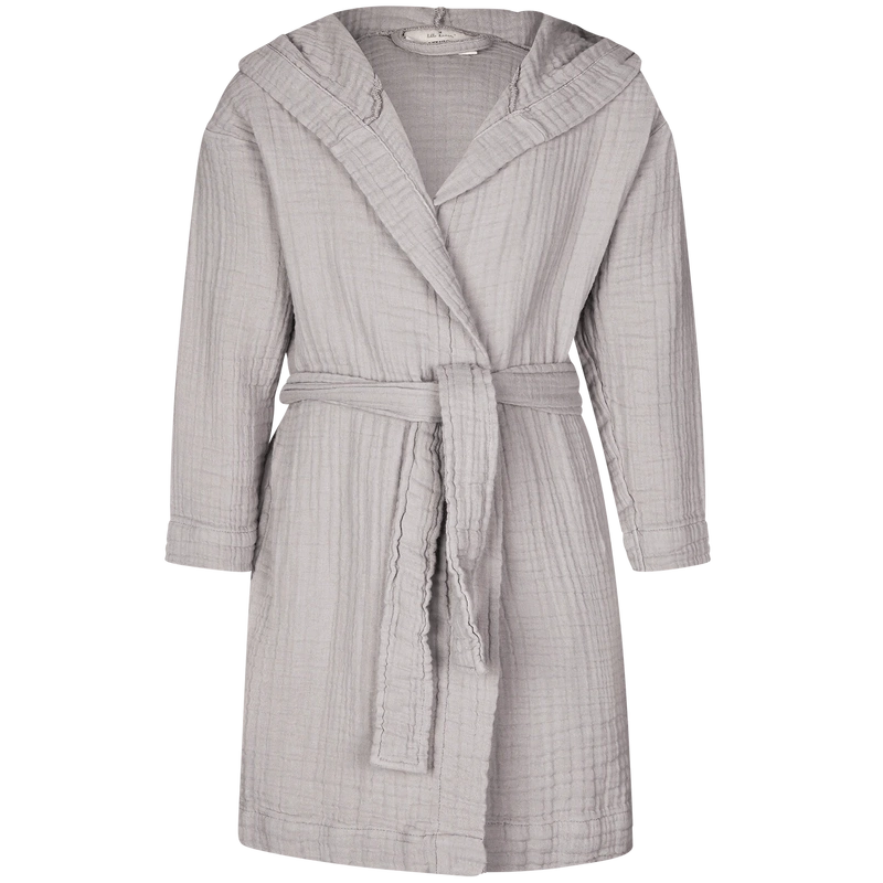 Lille Kanin Bathrobe Muslin 5-6 Years - Brown Smoke