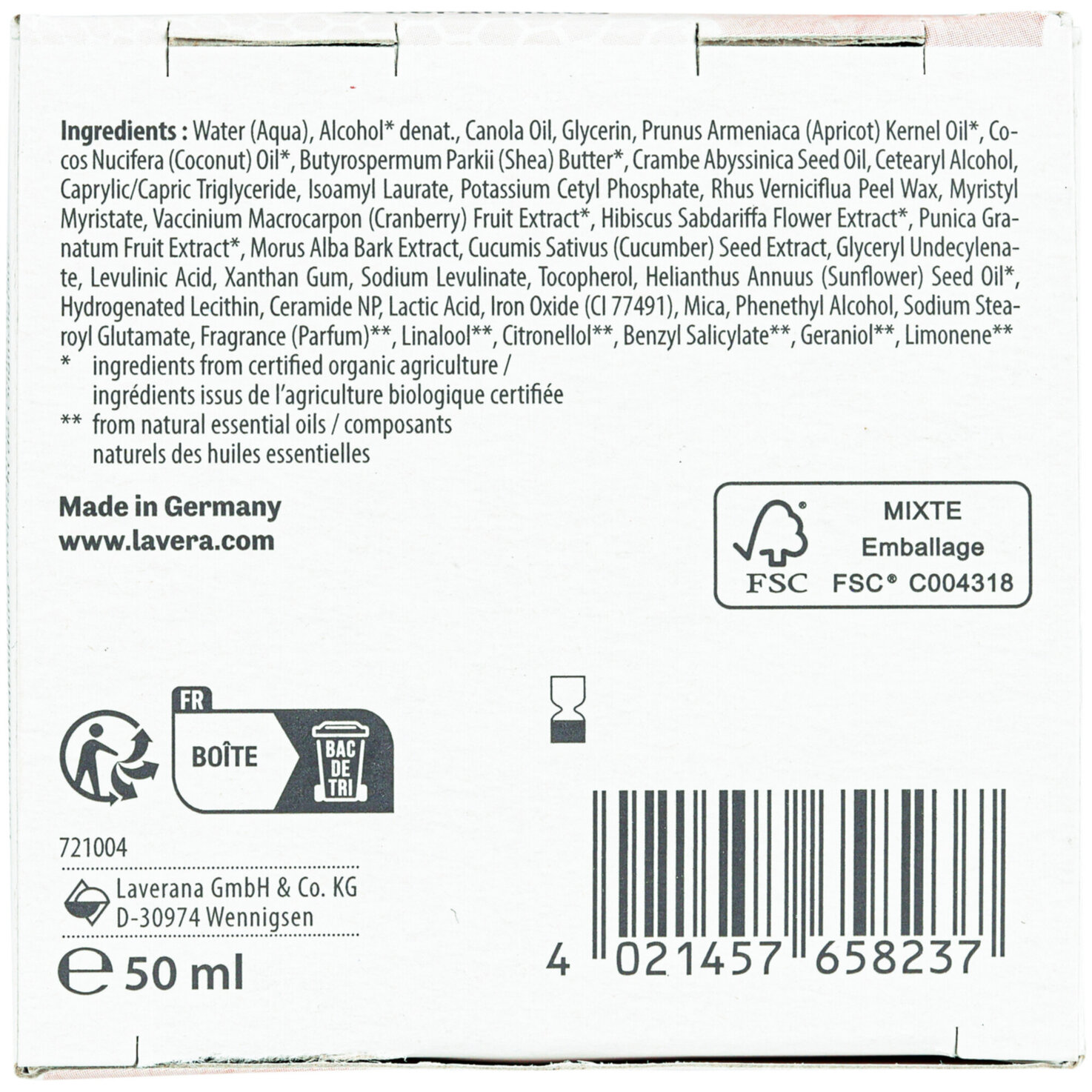 lavera MY AGE Regenerierende Nachtpflege