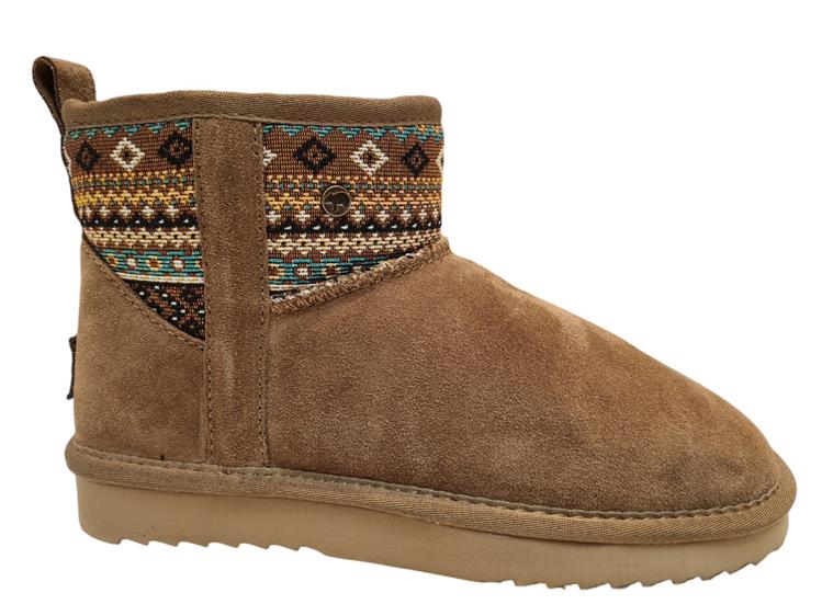 Warmbat Wallaby Womes Suede Woven Mud