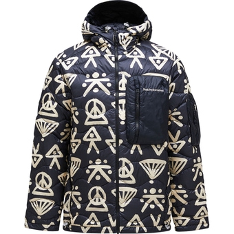 Peak Performance Graphic Helium Utility Down Hood Daunenjacke Black Herren