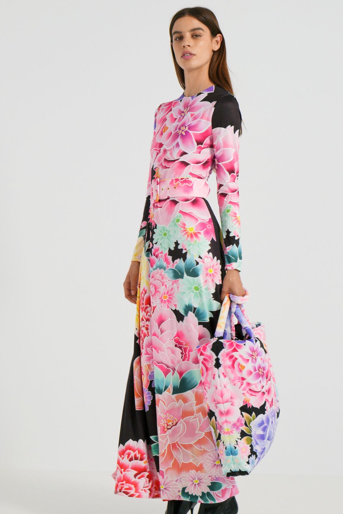 Sac oversize à fleurs