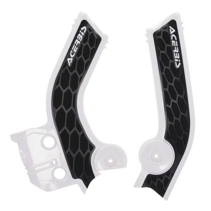 Protège cadre Acerbis x grip - Blanc / Noir